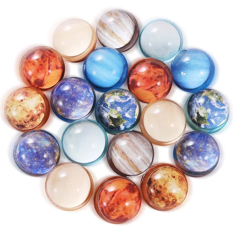 

6Pcs Bouncy Balls 30MM Solar System Planet Toys For Kids Balle Rebondissante Kinder Spielzeug Brinquedos E Hobbies
