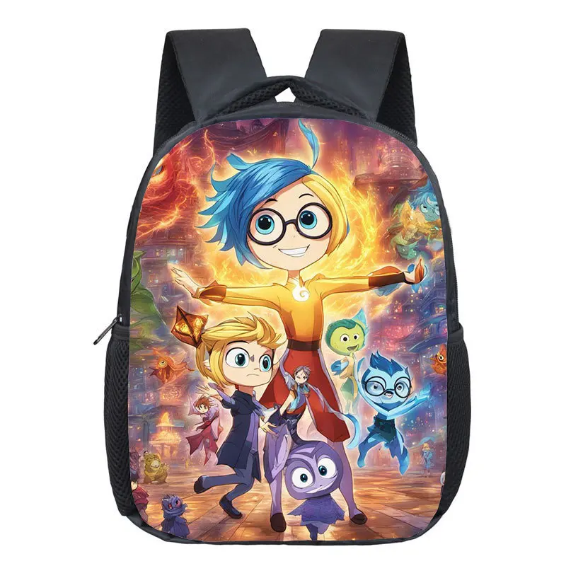 thumbnail image 1 of Nueva mochila de dibujos animados Inside Out 2, mochila para niños de jardín de infantes, linda mochila con patrones de ansiedad y envidia, regalos para niños, 1 of 5