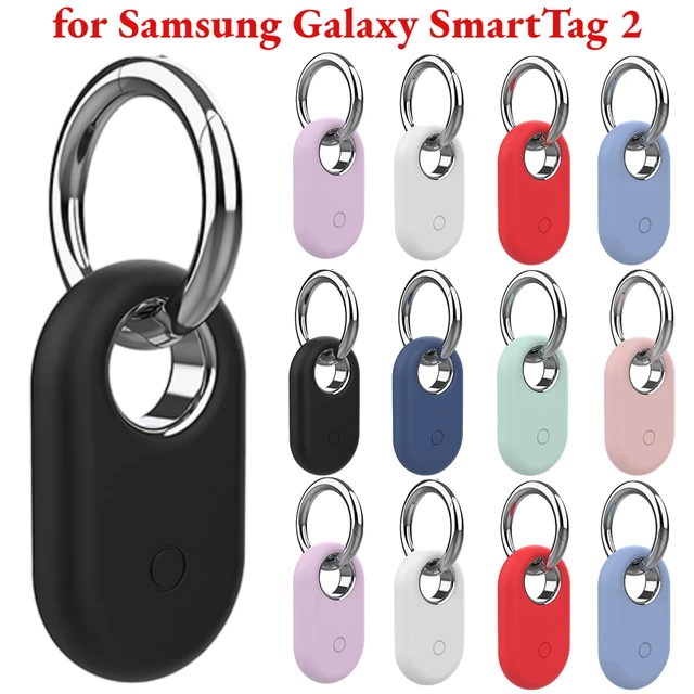 2pcs For Samsung Galaxy SmartTag 2 Locator Tracker Case Keychain  Anti-Scratch Protective Skin Cover For Smart Tag Tracker Holder - AliExpress