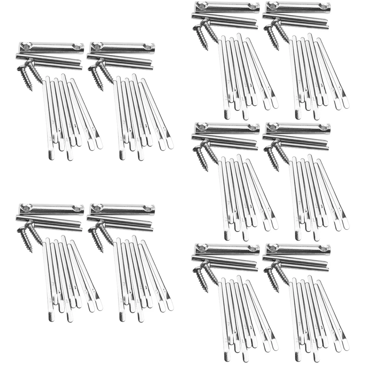 

Thumb Piano Shrapnel for Beginner 8 Keys Adult DIY 8-Note Pianos Unfinished Decor