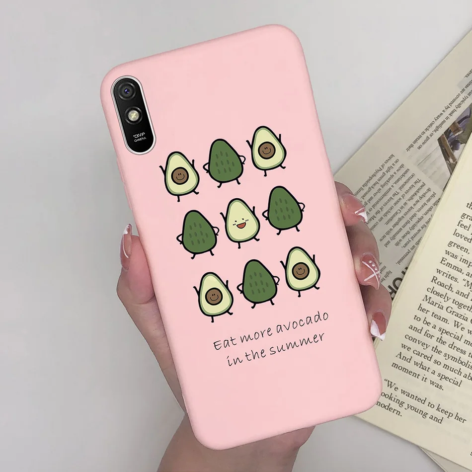 Fashionable Butterfly Heart Pattern Silicon Phone Cover for Xiaomi Redmi 9 Series