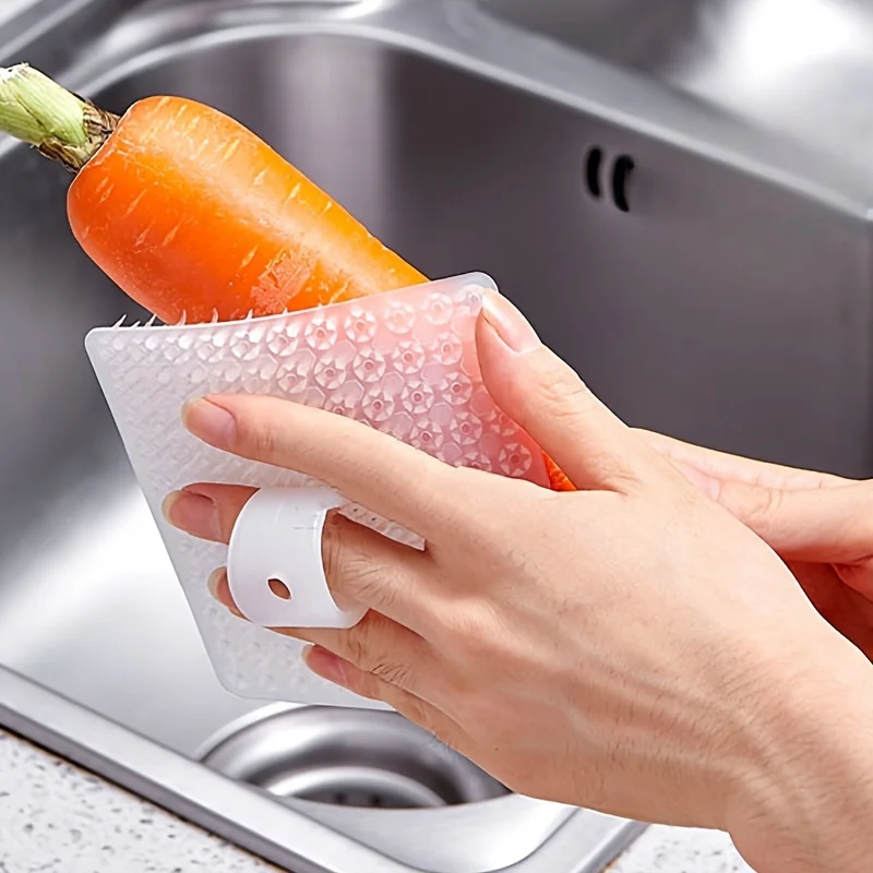 1/3pcs Multi-purpose Vegetable And Fruit Cleaning Brush For Potatoes, Carrots, Apples - Soft-bristled Reusable Kitchen Brush 6