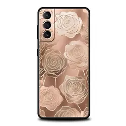 Elegant Rose Gold Art Phone Case - Stylish Soft Silicone Cover - Samsung S20 Plus (A1)