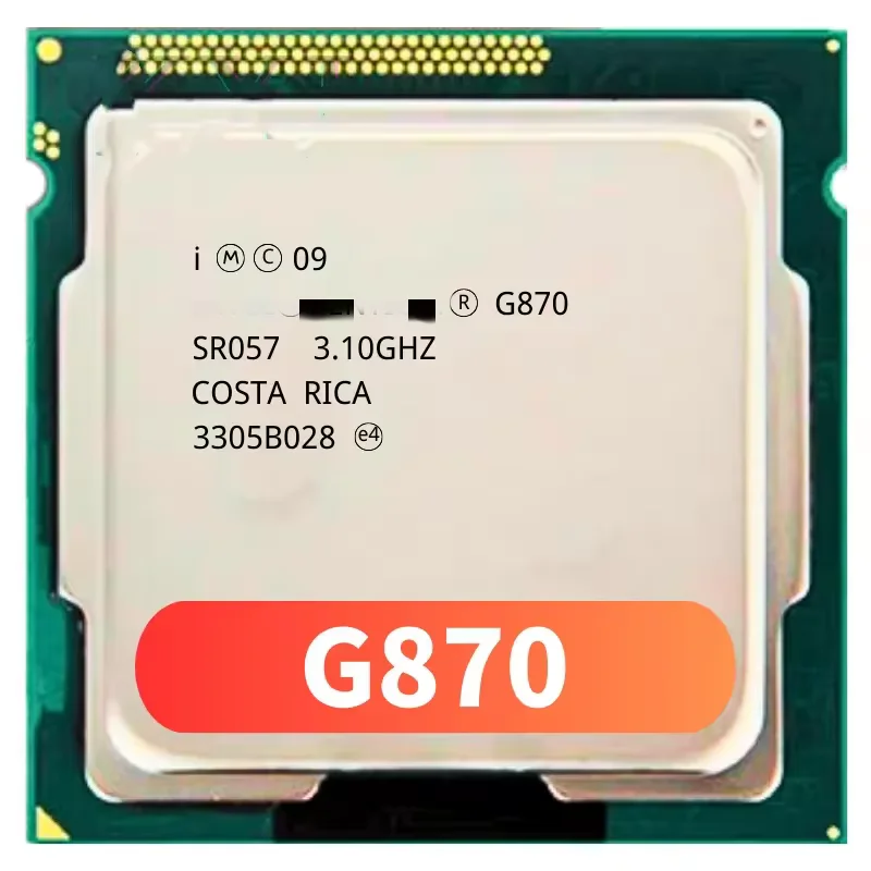 CPU Pentium G870 Processor 3M Dual-Core Socket 1155 free