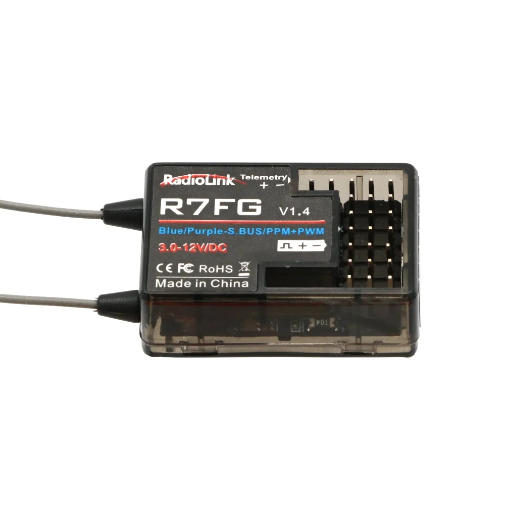 Radiolink R12DSM R12DS R9DS R8SM R8EF R8FM R8F R7FG R6DSM R6DS R6FG R6F R4FG R4F Rc Receiver 2.4G Signal for RC Transmitter AT9S