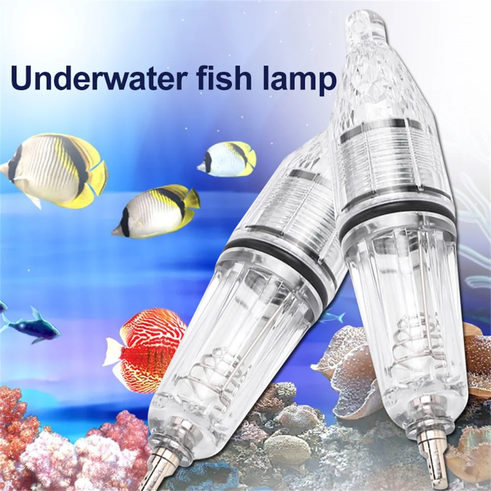 Deep Drop Underwater Fish Attracting Lure LED Fishing Flash Light Bait 10Pcs/lot 12cm underwater light