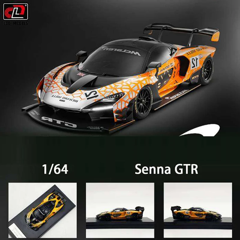 

LCD 1:64 Model Car Senna GTR Alloy Sport Vehicle Collection-Orange