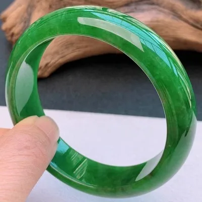 

zheru Jewelry Natural Burma Jade 54mm-62mm bracelet Exquisite Princess bracelet send girlfriend send mom