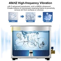 Ultrasonic Cleaner Ultrasound Cleaning Machine With Heated Washing 6L 10L Professional Home Commercial Ultrasonic Cleaner 3