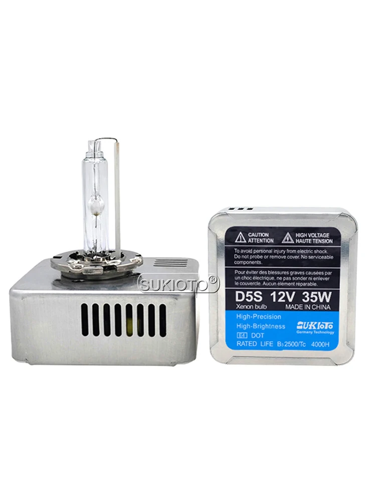 SUKIOTO GENUINE D5S XENON FOR UPDATE OF 25W ORIGINAL D5S BULB SUPER VISION 55W HIGH BRIGHTNESS HID LIGHT BULB ALL IN ONE HID