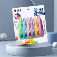 Correction Tape Set Student Supplies 6 Packs Correction Tape Stationery Large Capacity High Appearance Level Correction Tape 3
