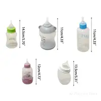 Pet Cats Dog Milk Bottle Pet Puppy Kitten Baby Animal Feeding Bottle Nursing Set Household Pet Supplies Feeding Bottle Set 6