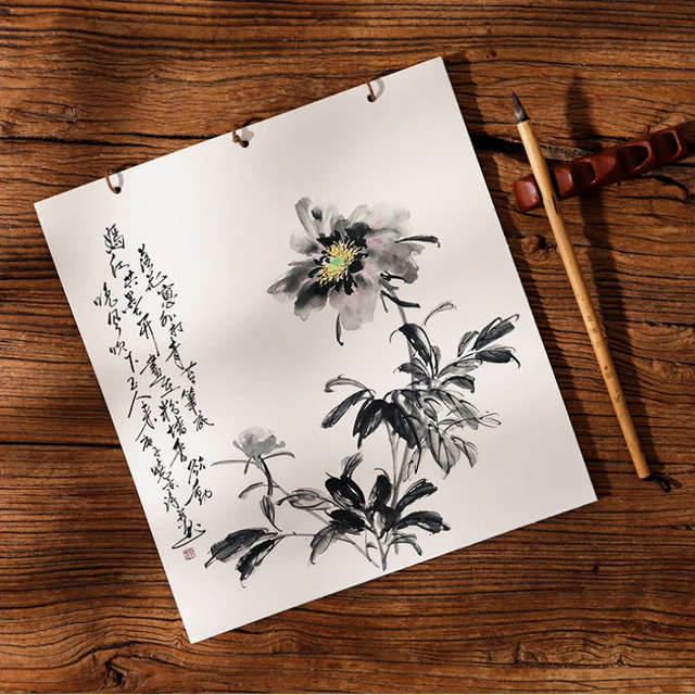 10pcs Chinese Calligraphy / Painting Raw Xuan Paper Rice Paper Vintage  paper