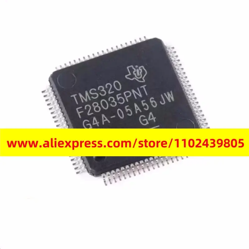 원본 TMS320F28035PNT LQFP-80 28035P 32비트 마이크로컨트롤러 MCU IC TMS320F28035 수입