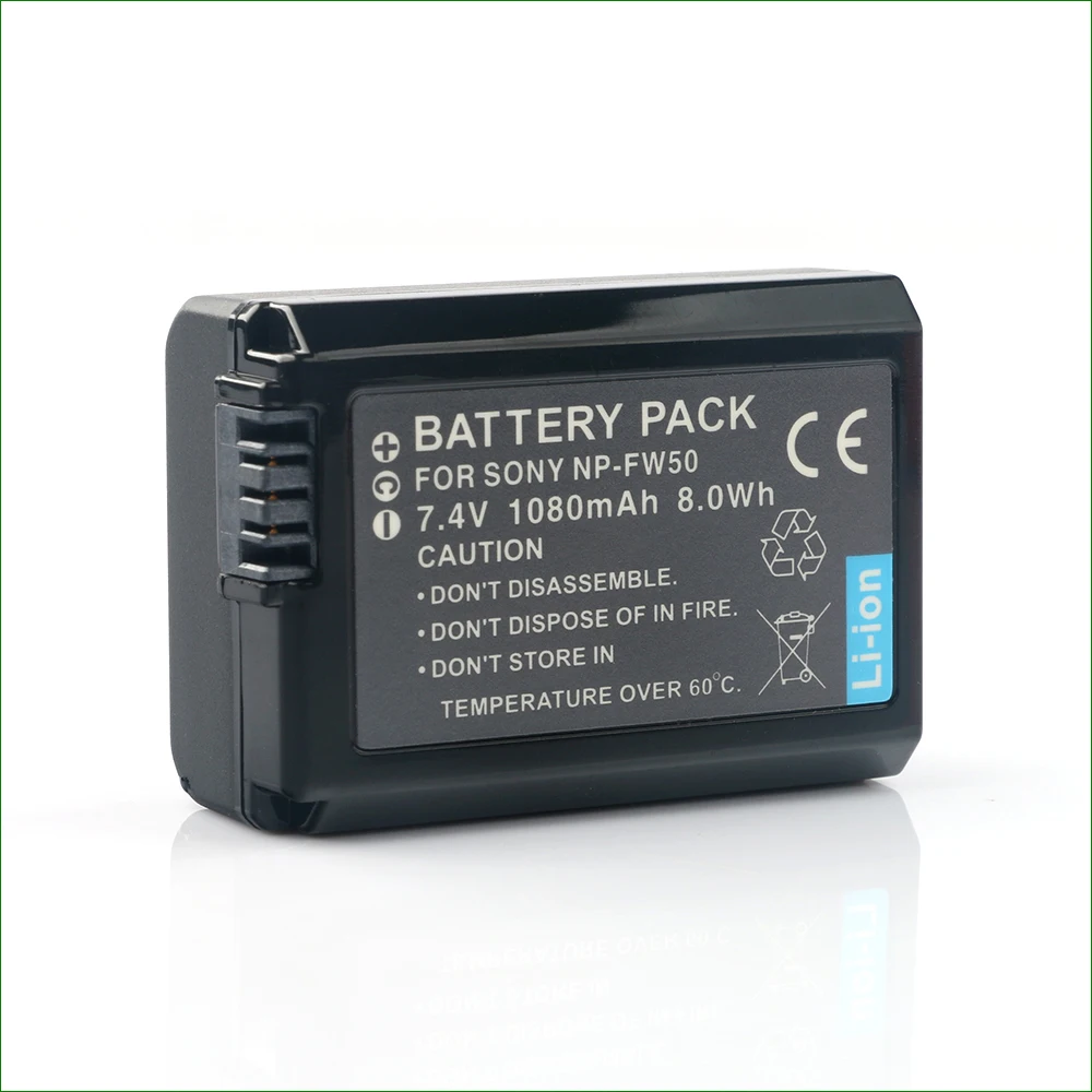 Np-Fw50 Np Fw50 Batteria 1050Mah Batterie Della Macchina Fotografica Per Sony Nex-3 Nex-5 Nex-6 Nex-7 Nex-C3 Nex-F3 Slt-A33 Slt-A35 Slt-A37 Slt-A55