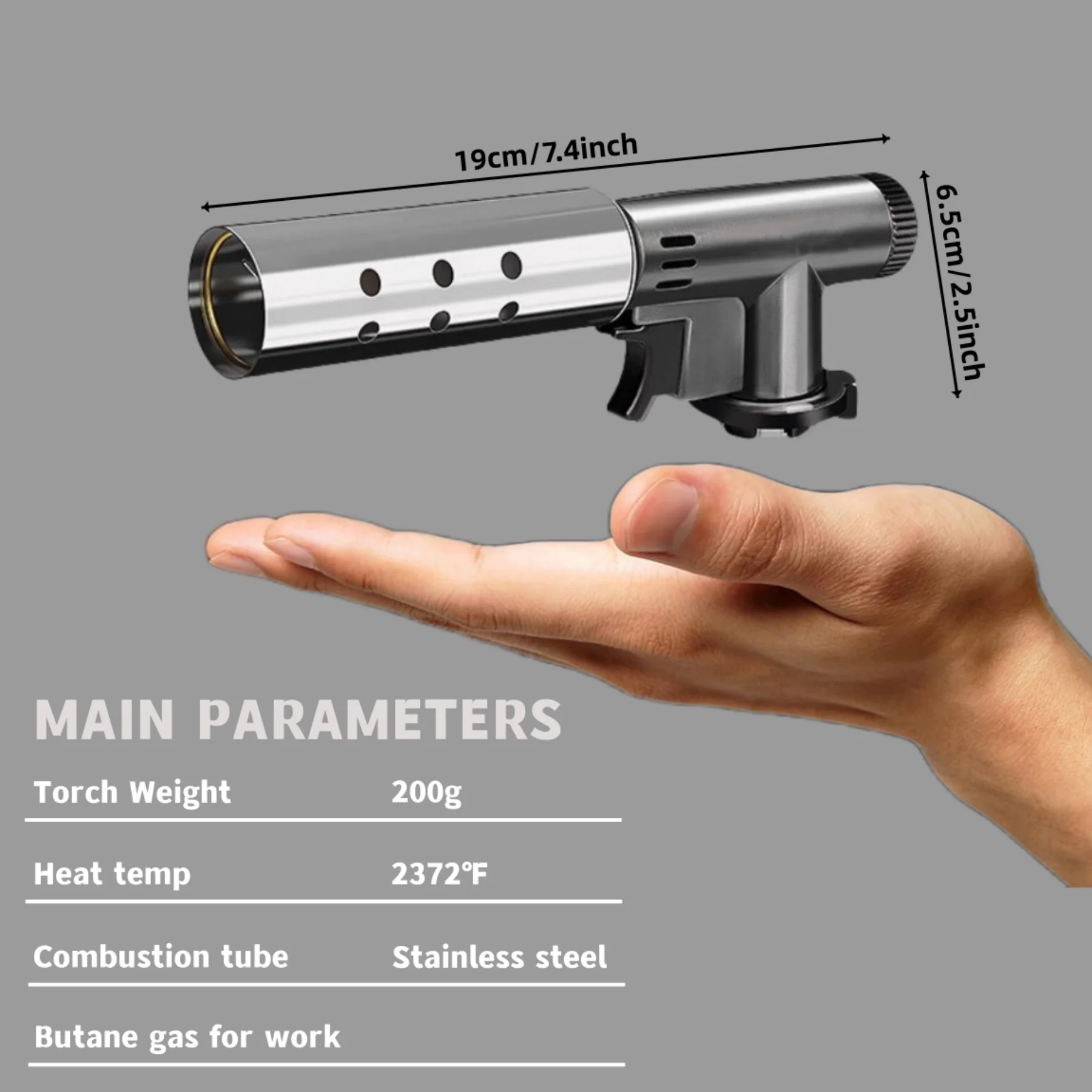 Portable Torch Butane Gas Torch Kitchen Use for Cooking Charcoal Burning Barbecue Welding butane lighter butane gas burner