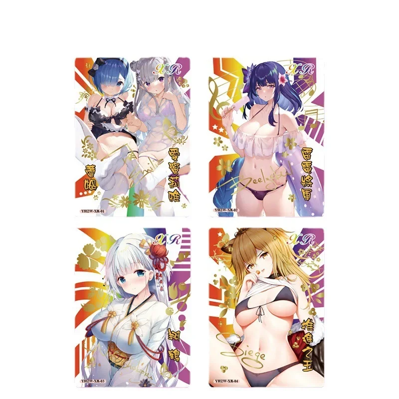 Goddess Story-traje de baño aleatorio para niña, traje de baño de fiesta para chica, Bikini Ssr, personaje de Anime, tarjeta Flash, mesa, tarjetas de juego, juguete, 1 paquete