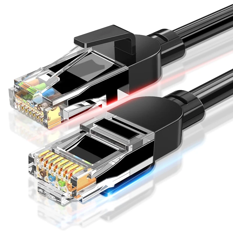 High-Speed Cat6 Ethernet Cable - Shielded UTP RJ45 Network Cord