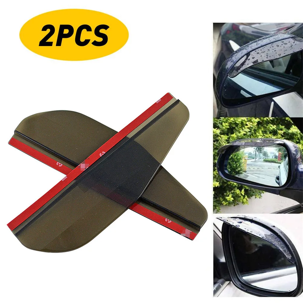 2 Pcs Voiture Rétroviseur Pluie Sourcils Étanche à la pluie Pour