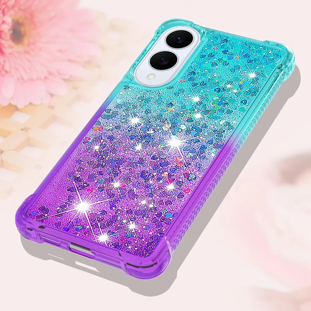 Dynamic Liquid Iridescent Flow Sand Phone Shell Case