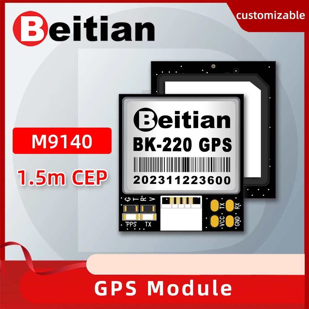 Módulo de Antena Beitian-GPS GLONASS, Dual, BE-220, BE220, M10050, Nível  TTL para RC Racing, FPV Drone, Avião, Helicóptero, Quadcopter