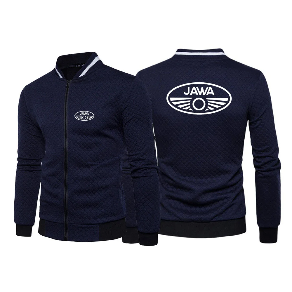 Men's Casual Sports Stripe Zipper Jacket Coat