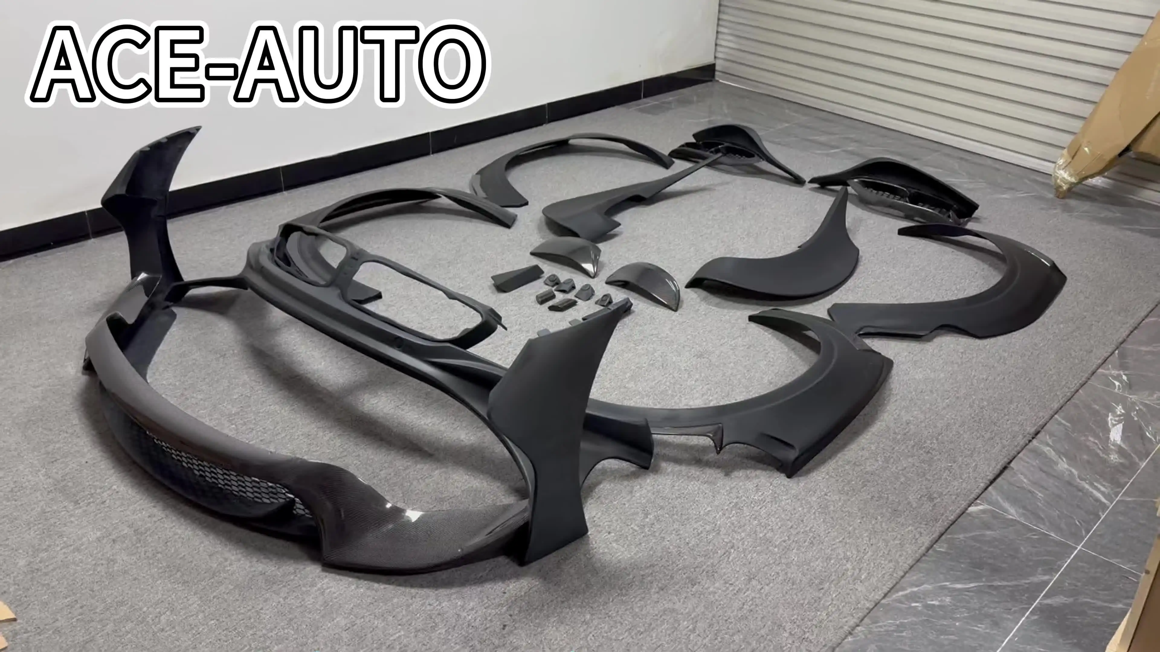 Широкий комплект кузова для BMW i8 передний бампер боковое колесо брови волокно