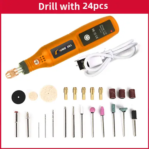 Mini Wireless Drill Rechargeable Polishing Machine DIY Mini Rotary Tool USB Engraving Tool Dremel Tool Mini Engravin Machine - Image 10