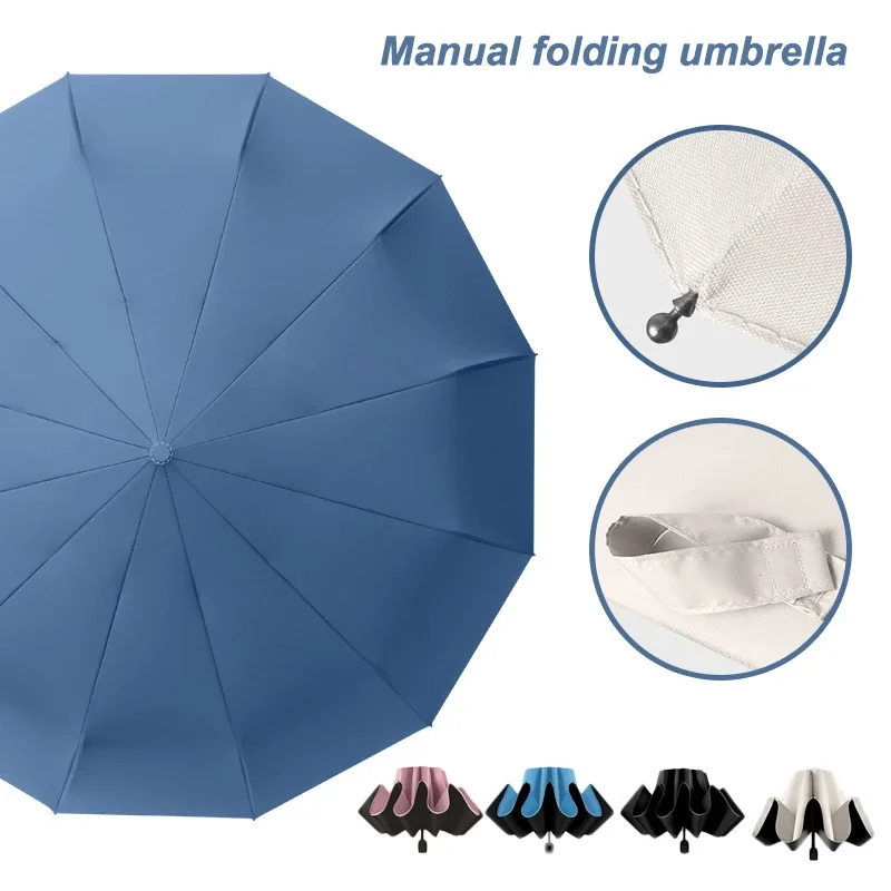 Folding 8-bone Automatic Sun Umbrella for Men Women