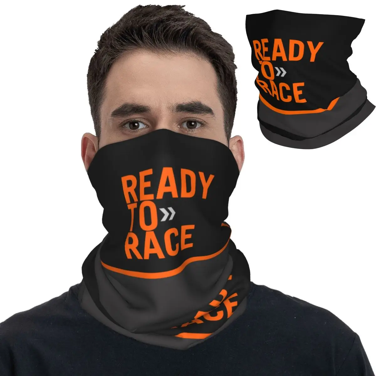 

Motor Ready To Race Enduro Cross Bandana Neck Cover Printed Balaclavas Face Mask Scarf Headband Hiking Unisex Adult Washable