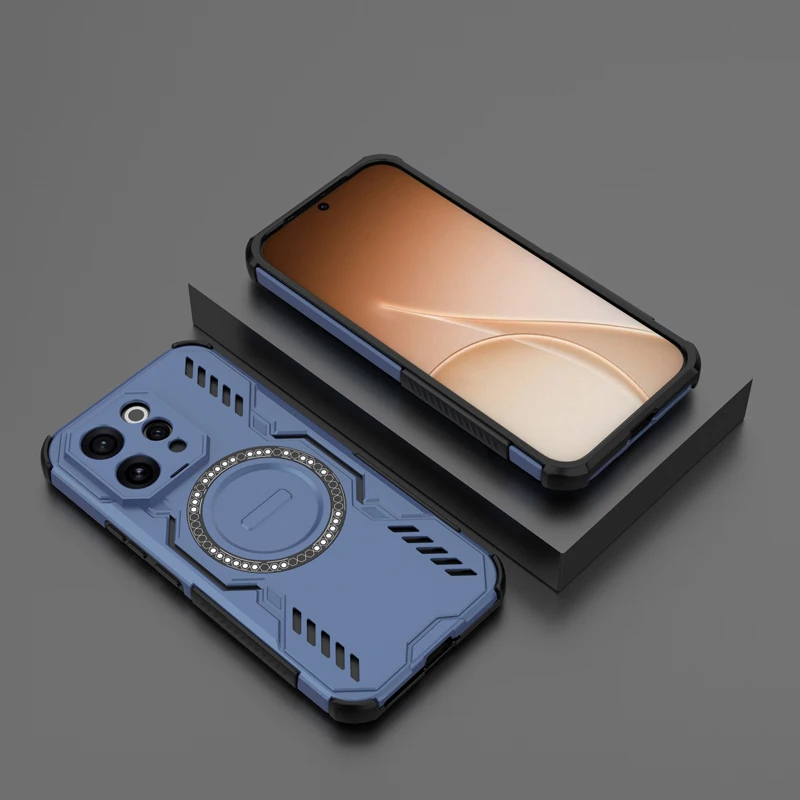 Shockproof Magnetic Adsorption Heat Dissipation Phone Case
