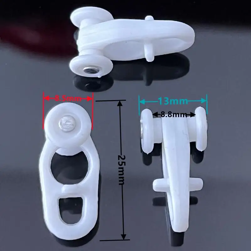 De Plástico, Acessório Deslizante, Household Window Hardware, Track Pulley, 30Pcs