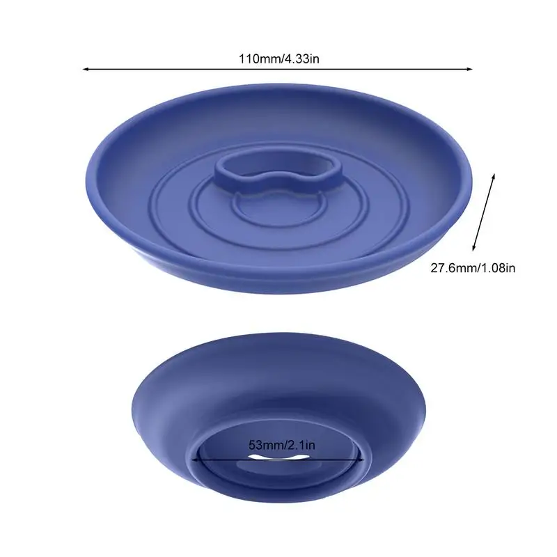 Snack Bowl For Tumbler Silicone Snack Tray For Cup Reusable Water Bottle Fried Chicken Plate Party Beverage Containers