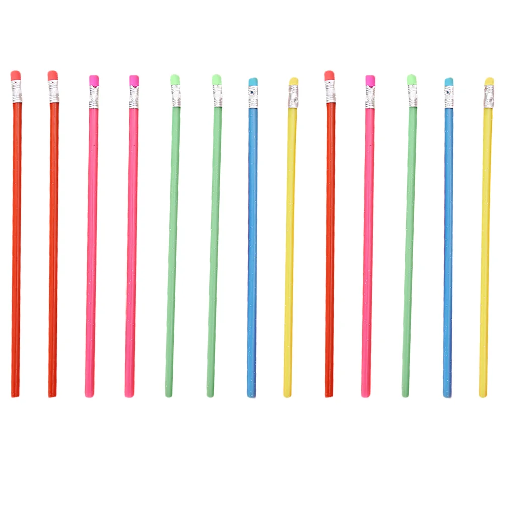 

20 Pcs Constantly Folding Pencil Bendable Student Pencils Flexible Stationery Pvc Supplies
