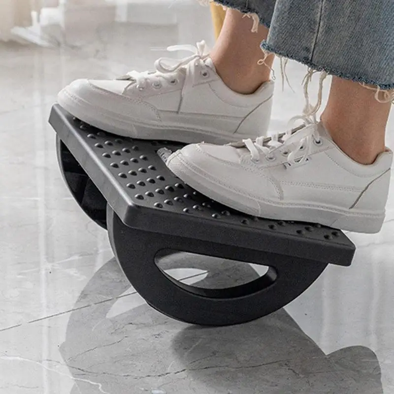 Under Feet Stool With Rollers Massage