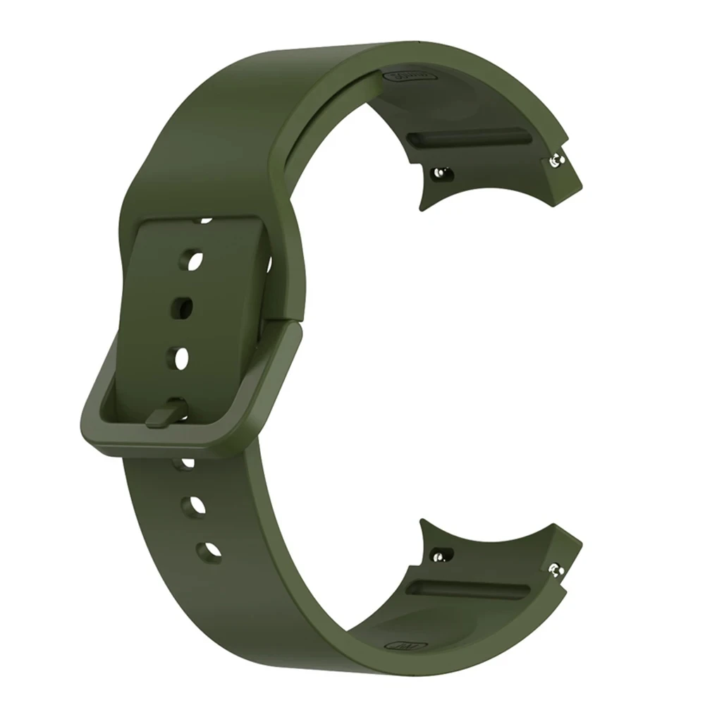 Elegant Leather and Silicone Watch Strap - Premium Replacement Band Bracelet Belt