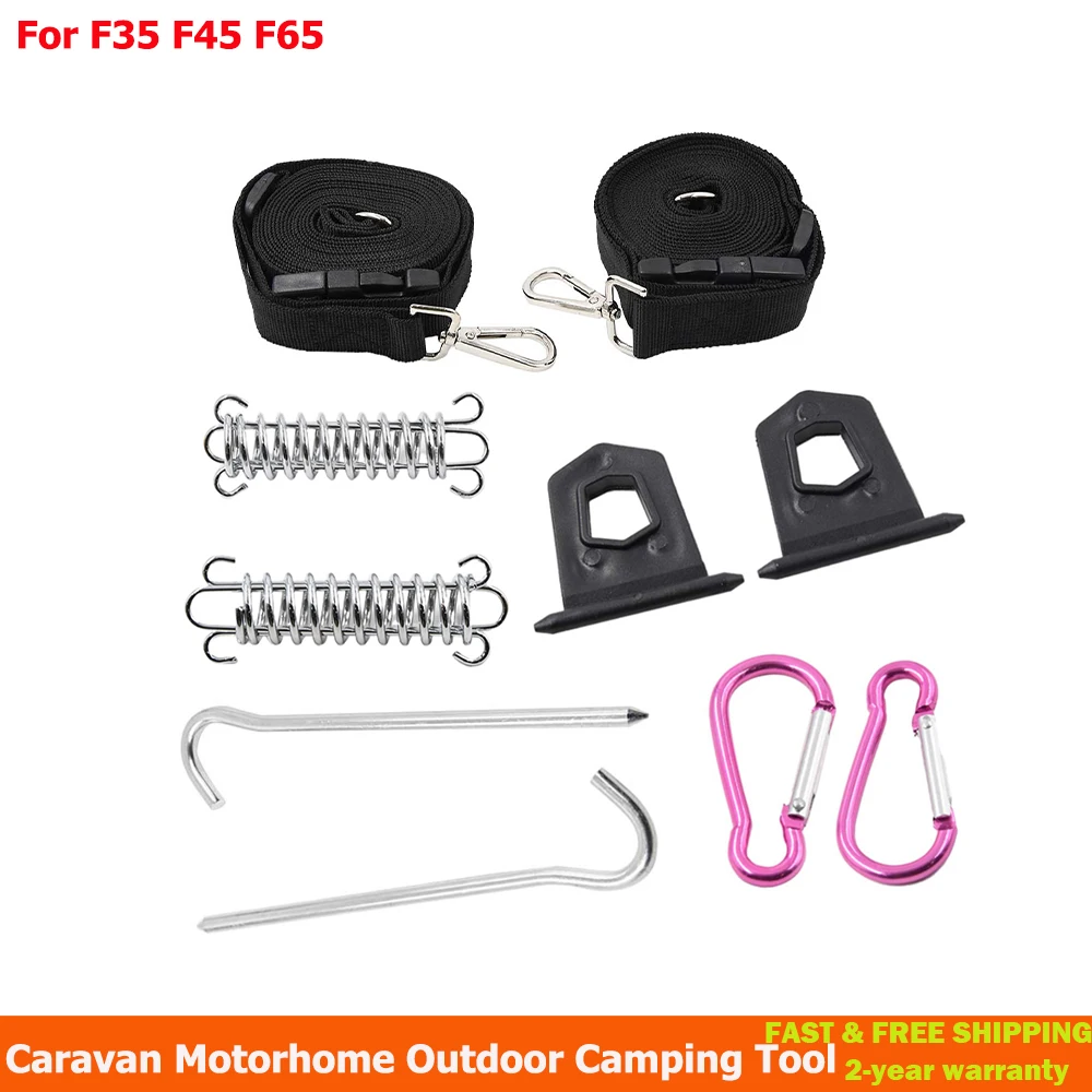 Per Fiamma Tendalino Tie Down Kit Tipo S Nero Per F35 F45 F65 Caravan Camper Outdoor Camping Tool