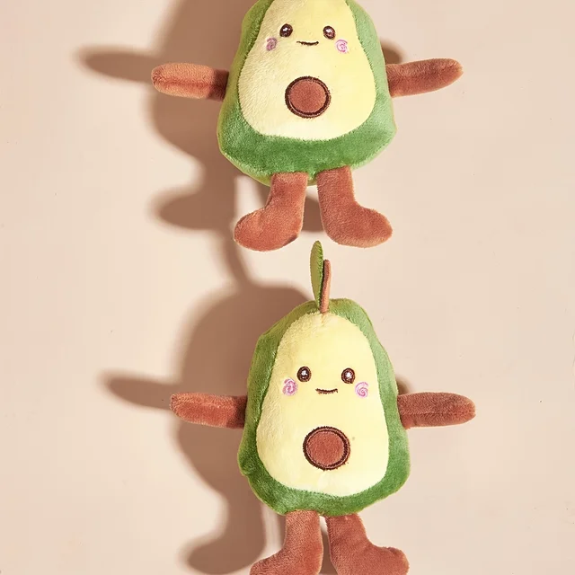 1 cartoon avocado shaped pet plush toy for dogs to interact and play in daily life