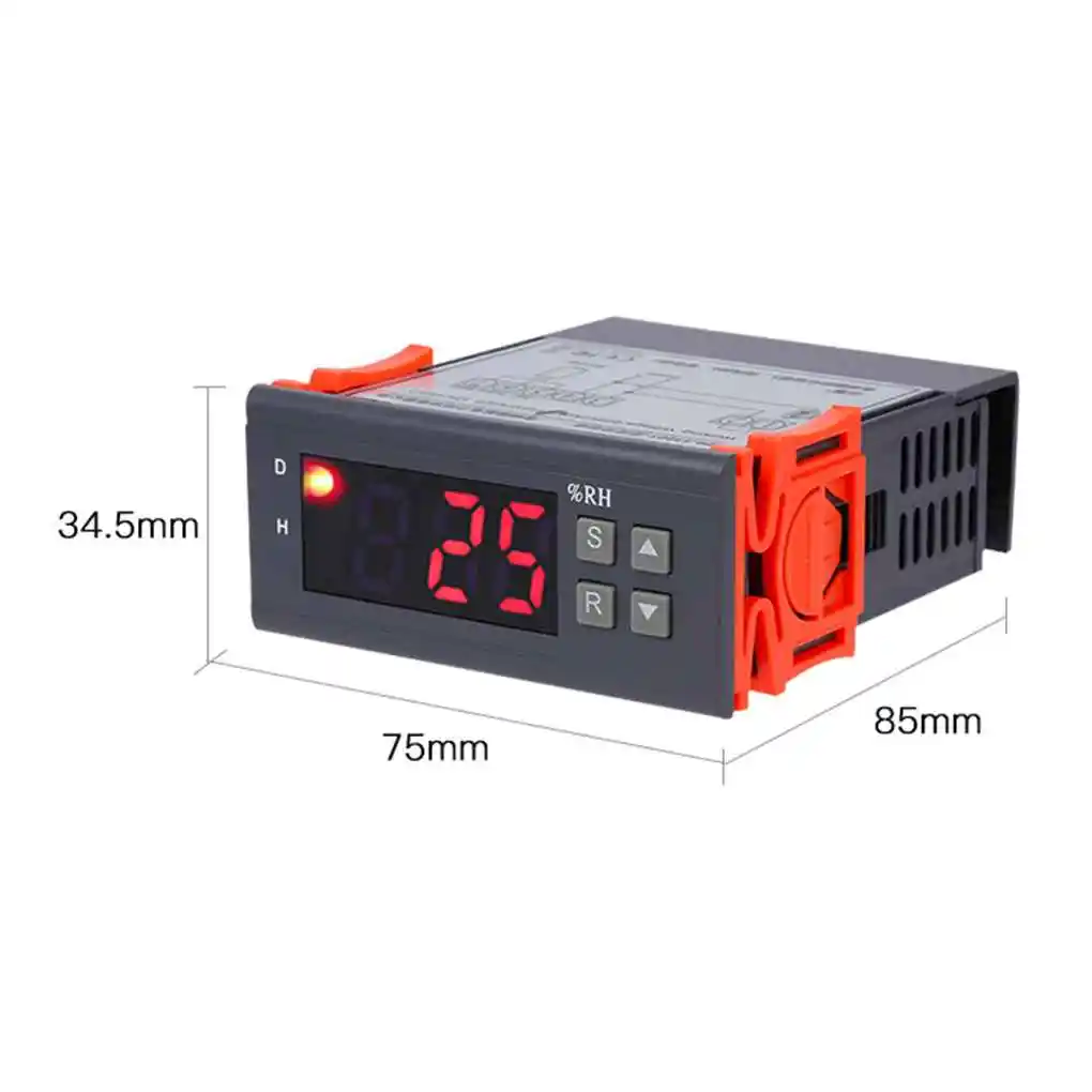 

MH13001 AC220V Digital Air Humidity Controller 1 RH - 99 RH Hygrostat Humidistat Humidification Dehumidification Tool