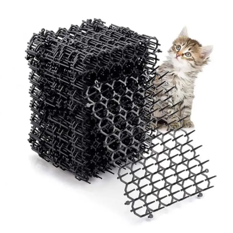 Cat Scat Mat Gardening Cat Scat Mat Repellent Mat Anti-Cat with Prickle Strips Spikes Straps Deterrent Keep Cat Dog Away Digging Pet Supplies