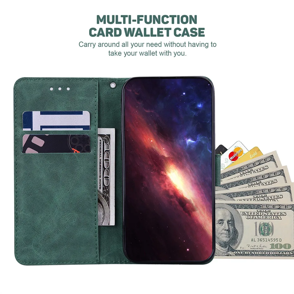 Leather Wallet Phone Case - Elegant and Durable Cover
