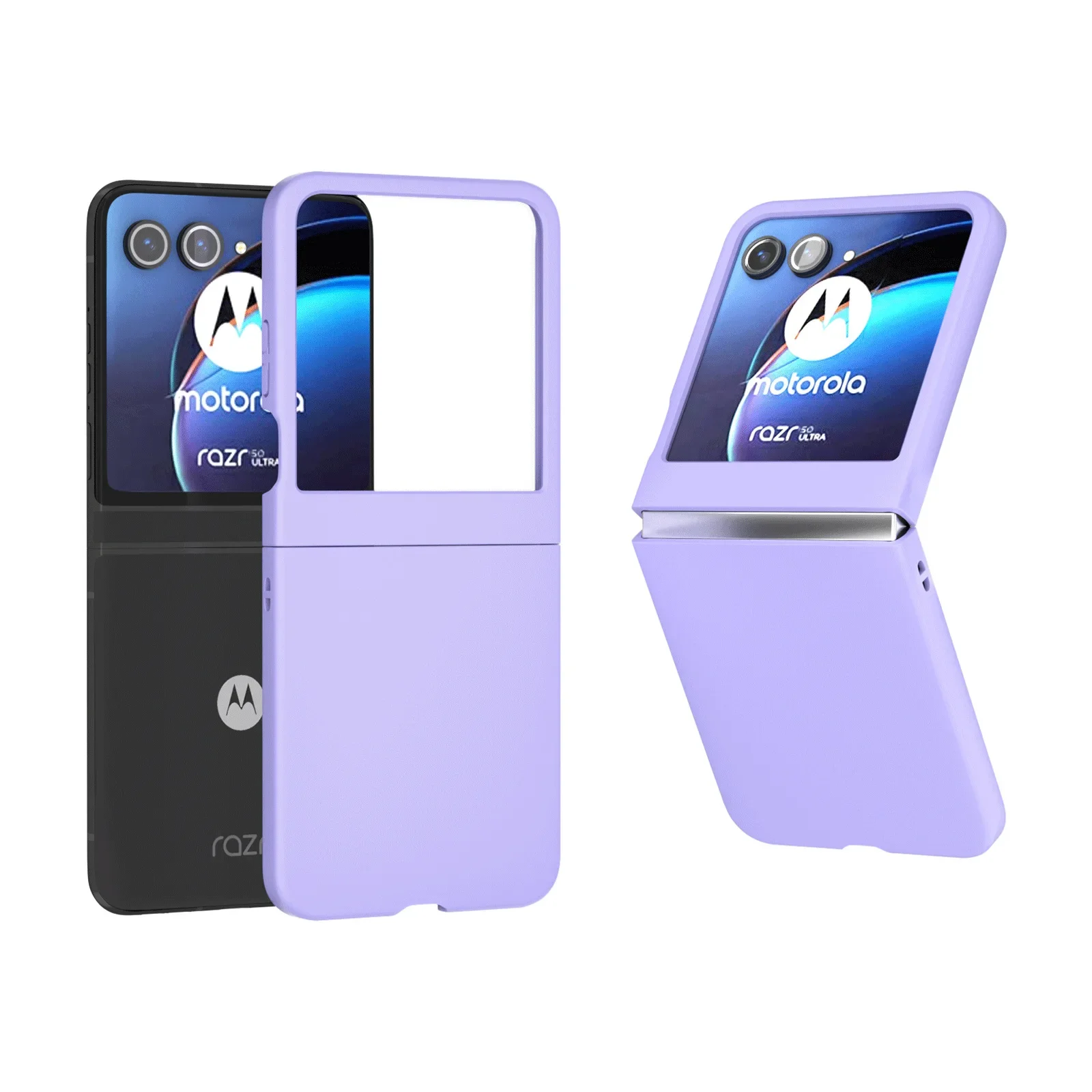 Ultrathin Skin Feel Candy Color Flip Case with Film Protection
