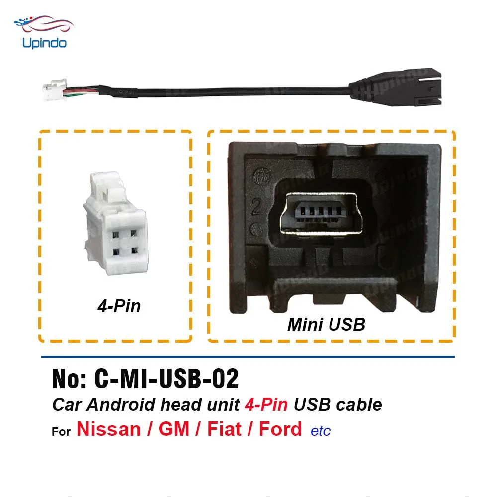 はっぴー☆車用品メイン☆：CN-RX04WD&RCA026T&変換ケーブル 車のラジオケーブルコネクタ,Android 4,6ピン,ミニUSB配線