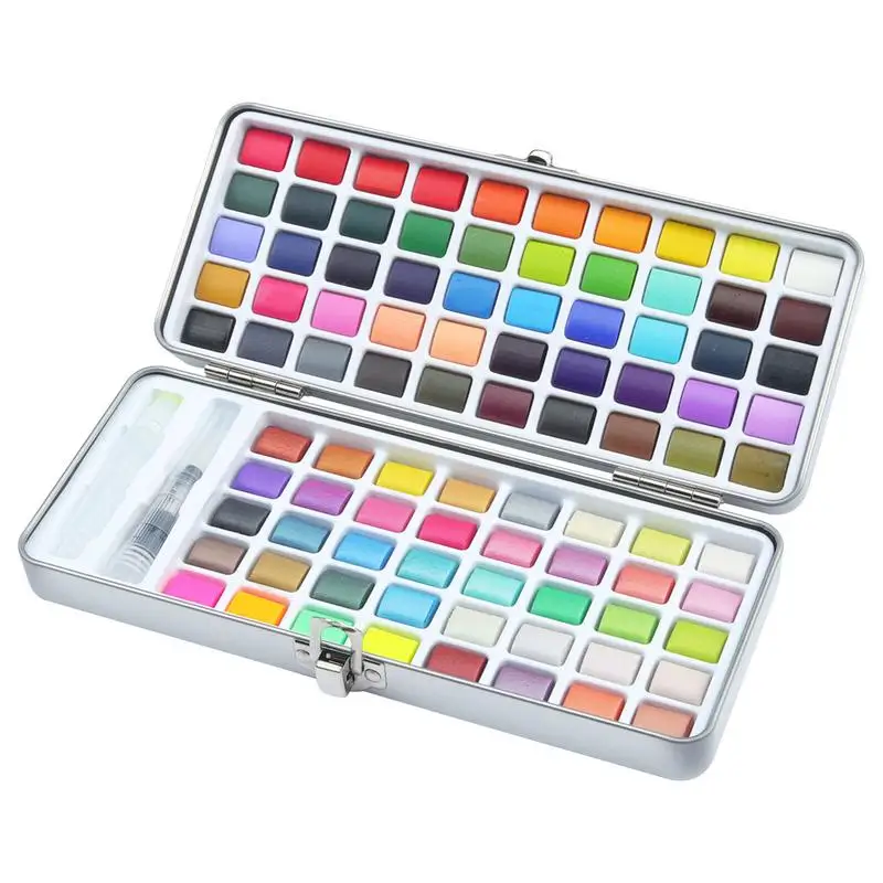 

Акварельные краски в наборе набор краски для взрослых с 90 акварельными красками, профессиональные Акварельные краски, принадлежности для взрослых и детей