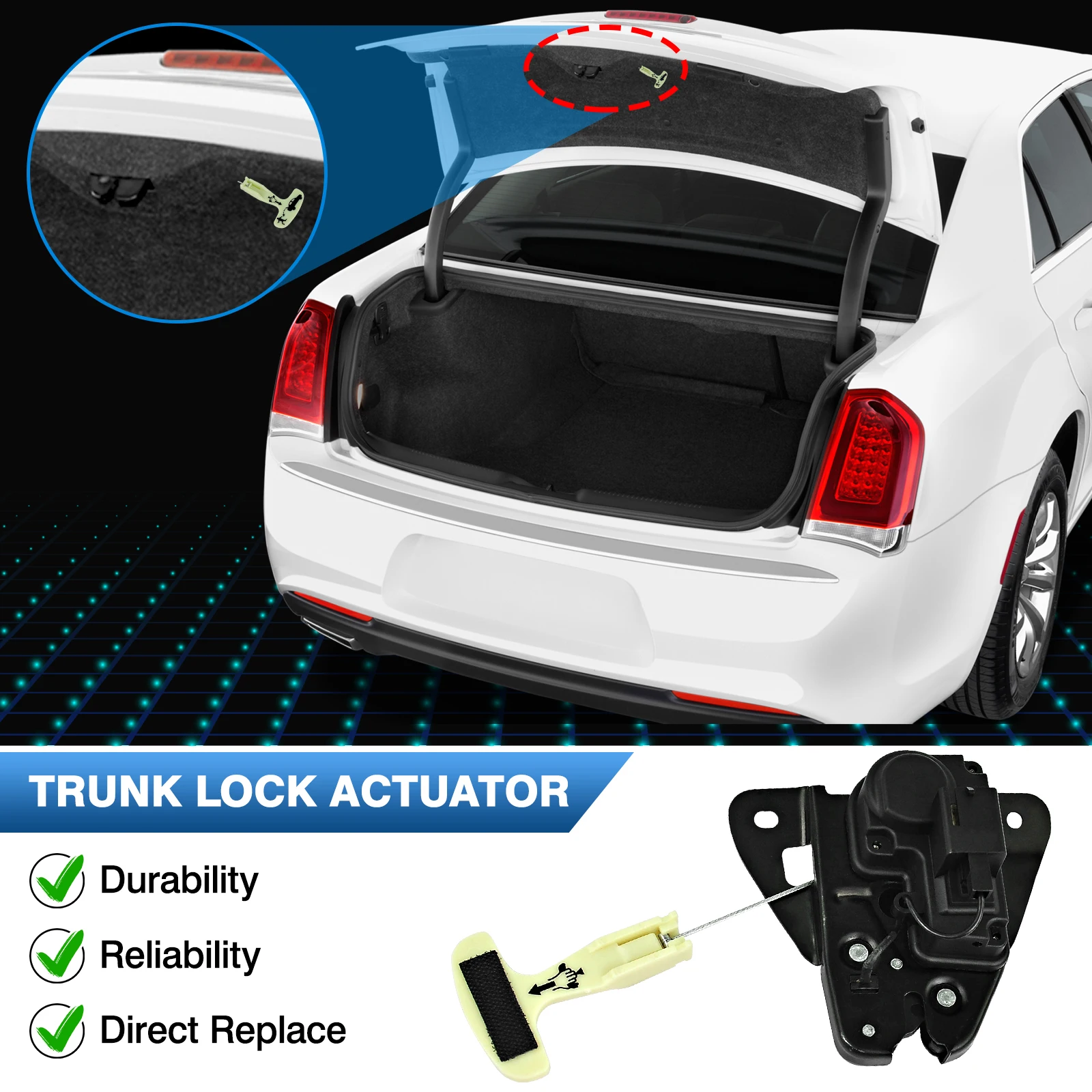 ATTUATORE SERRATURA PORTA Scorrevole Sinistra Per Peugeot Bipper 08-24 8EJN EUR 37,80 - IT - Foto 10