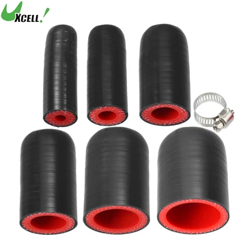 UXCELL Silicone Coolant Cap Intake Vacuum Hose End Plug Car Coolant Heater Bypass Vacuum Water Port 6mm ID to 40mm ID Black 1
