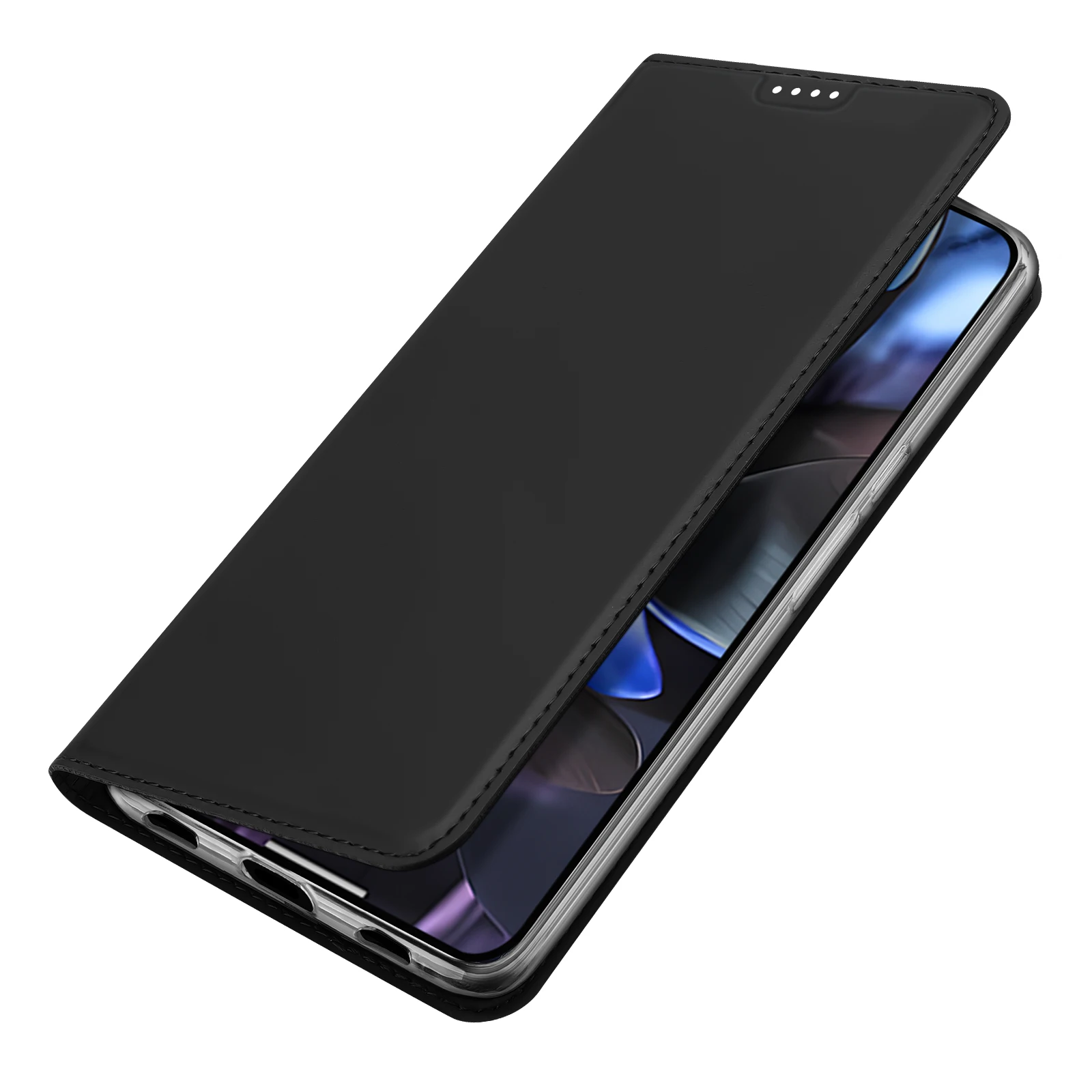 Premium PU Leather Magnetic Flip Wallet Case with Card Slot