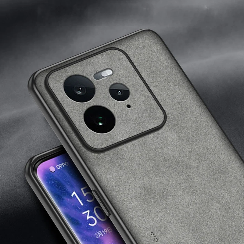 Premium Shockproof Matte Leather Case with Soft Skin Feel