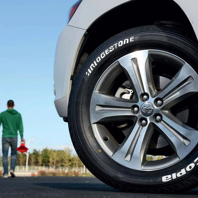 Car tire graffiti decoration letter note number paint pen white spray paint color waterproof not fading