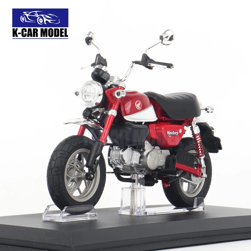 AOSHIMA 1:12 Scale Monkey 125 Red Diecast Model Motorcycle Car Toys Gifts aoshima 1 12 scale monkey 125 blue diecast model motorcycle car toys gifts